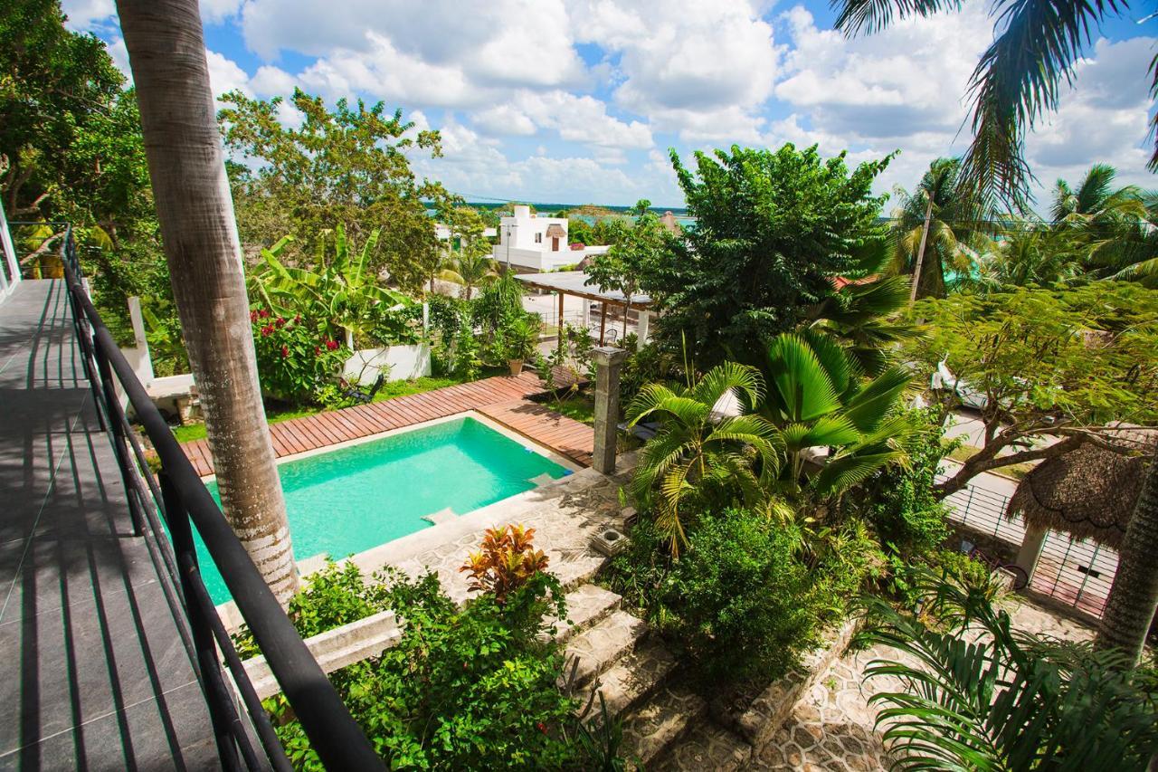 Camino Del Alma Apartments Bacalar Bagian luar foto